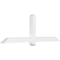Ekena Millwork Eugene Architectural Grade PVC Gable Bracket, 72"W x 24"H x 4"D x 4"F, 8/12 Pitch GBP072X24X0404EUG00 - alternate 1